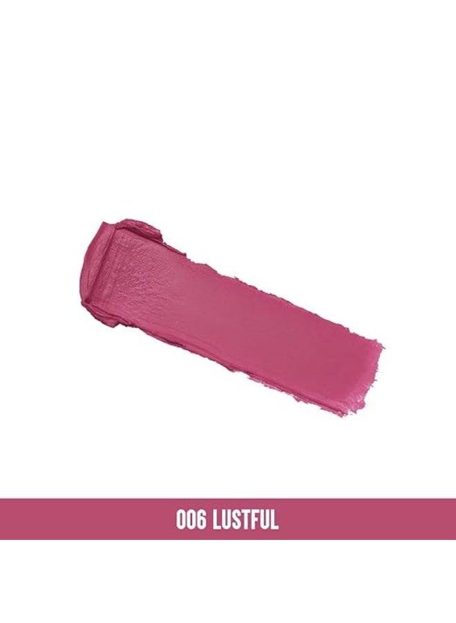 Colorbar Sinful Matte Lipcolor, Pink, 3.5 g | Smudge Proof | Transfer Proof | Long Wearing | Paraben Free | Lightweight | Sea Fennel Wax - Image 3